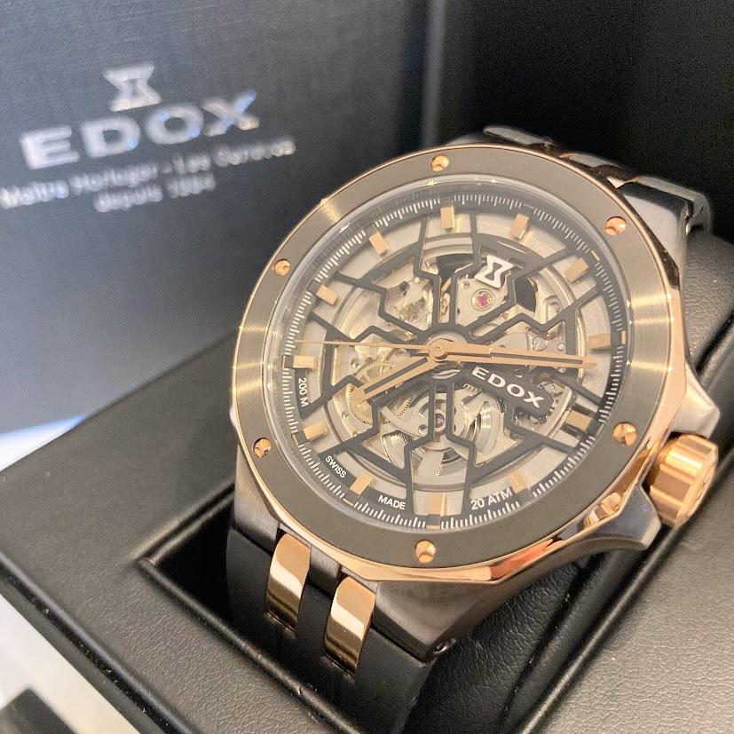 EDOX　デルフィン　メカノ　オートマティック　腕時計