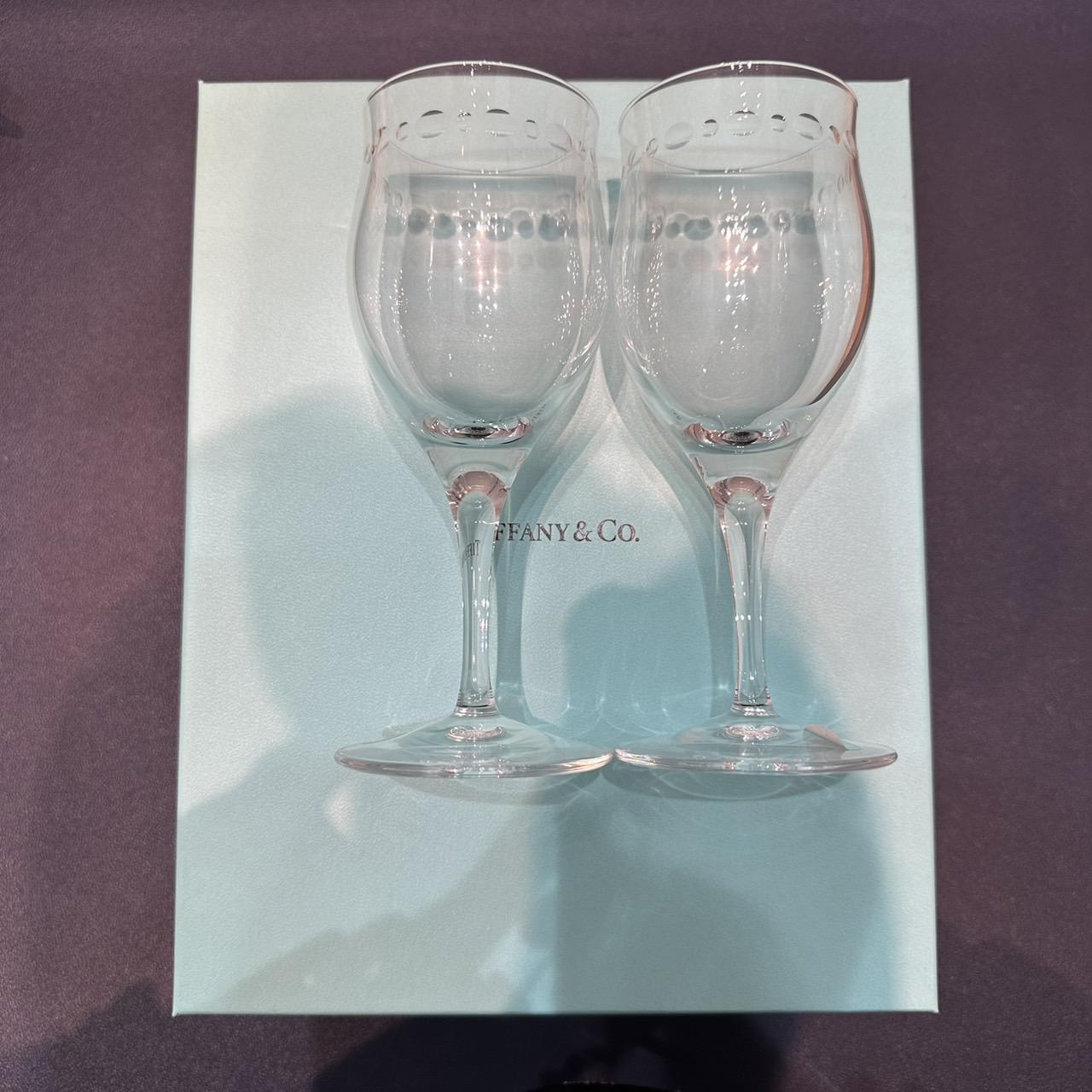TIFFANY＆Co. ワイングラス ルミナス 2客セット ペアグラス