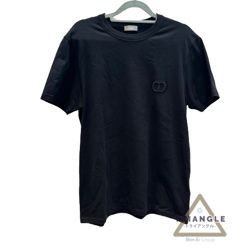 DIOR ディオール Tシャツ CDロゴ ブラック M 013J600A0677