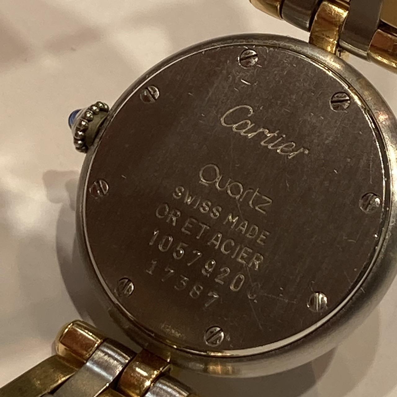 Cartier カルティエ パンテール ヴァンドーム SM 3ロウ 1057920 クオーツ腕時計